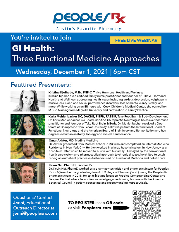 Gut Health Event 2021 flyer
